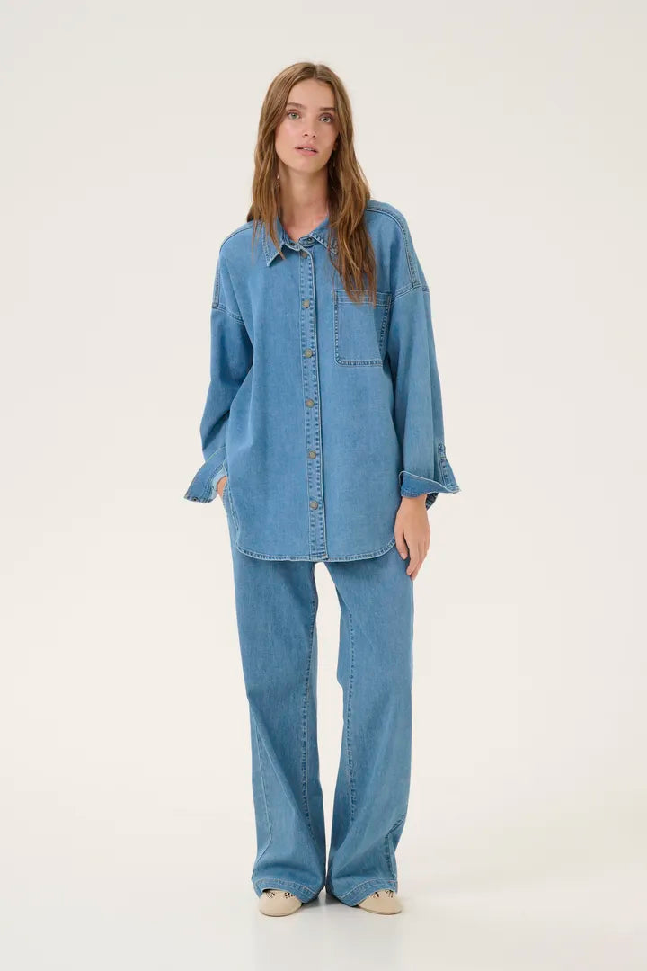 Lara Malo Denim Skjorte