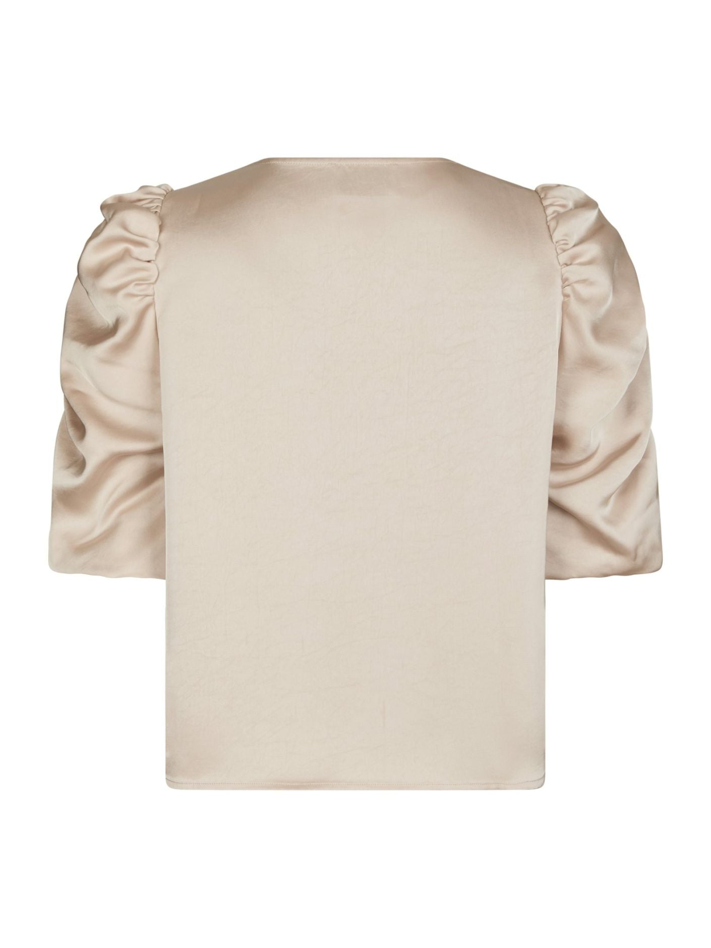 ELBA HEAVY SATIN BLUSE NEO NOIR