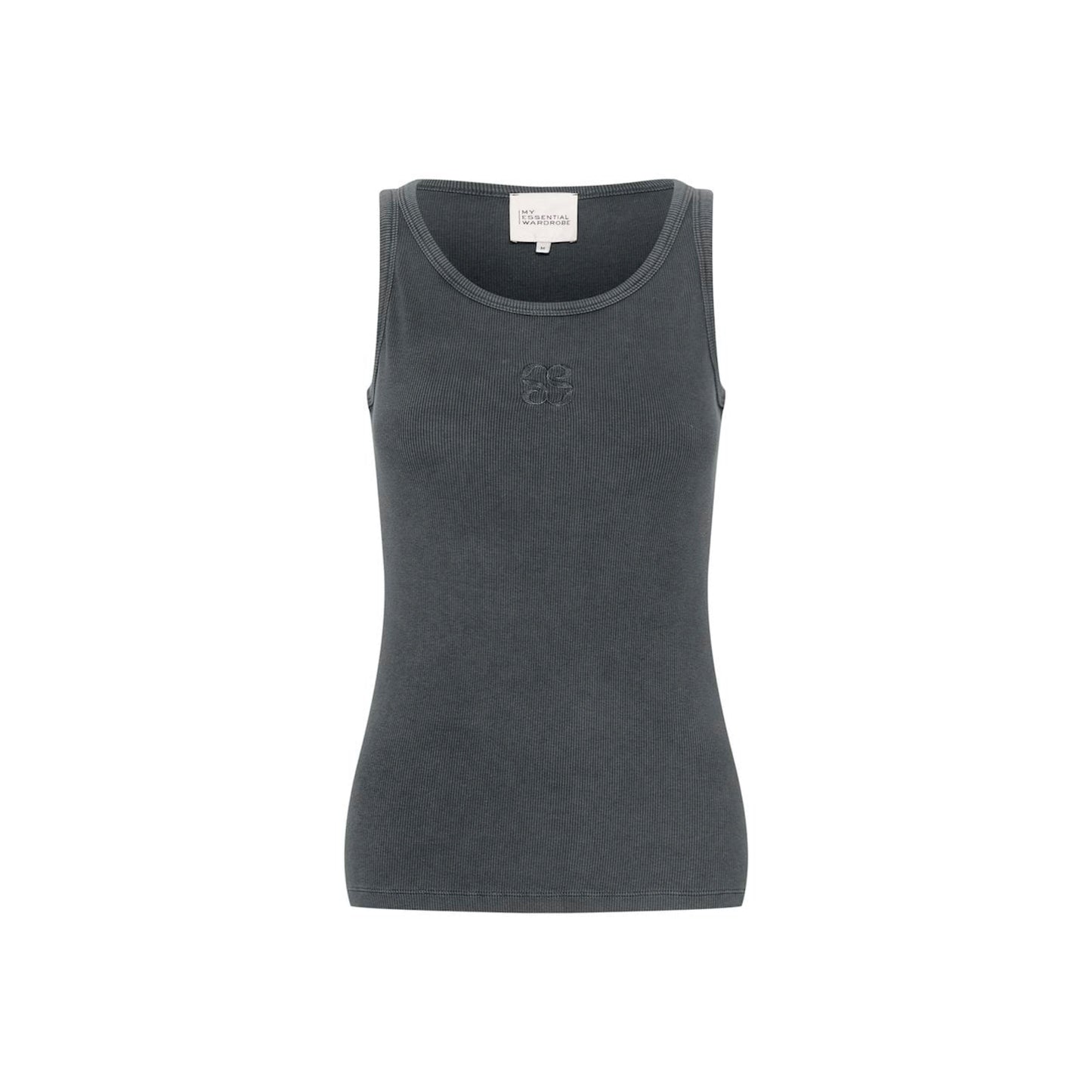 Mandy Logo Rib Top