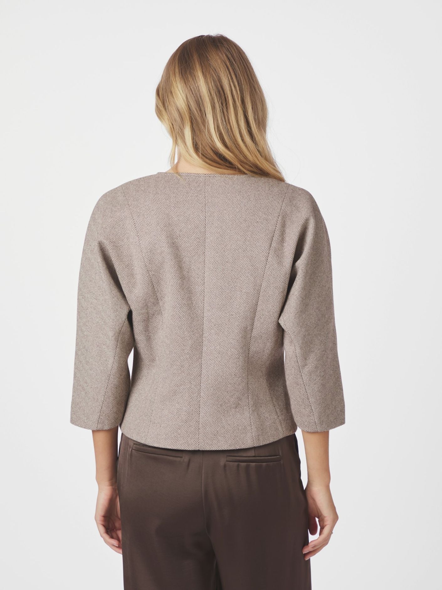 MESTO LIGHT HERRINGBONE BLAZER NN