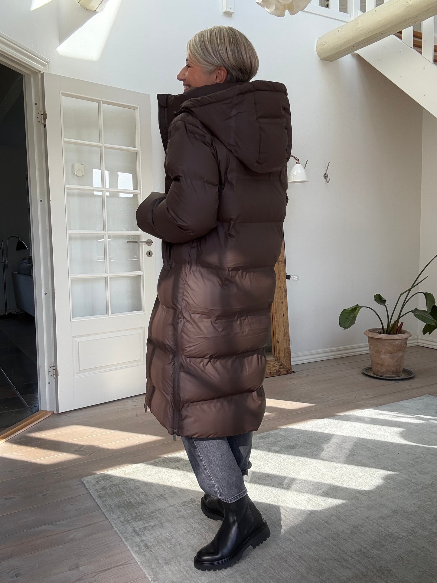 VIVIANA C PUFFER JAKKE NEO NOIR