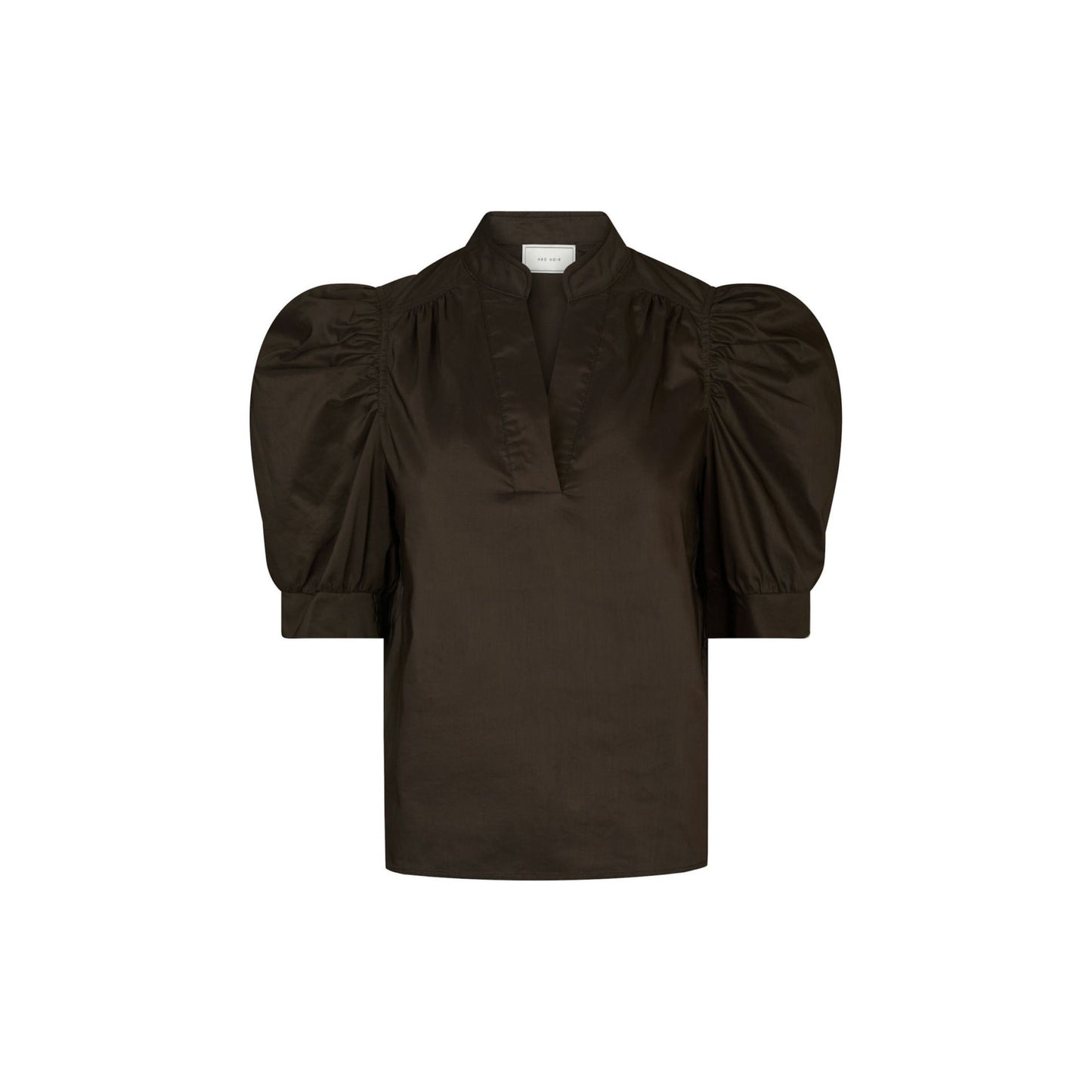 ROELLA POPLIN BLOUSE NEO NOIR