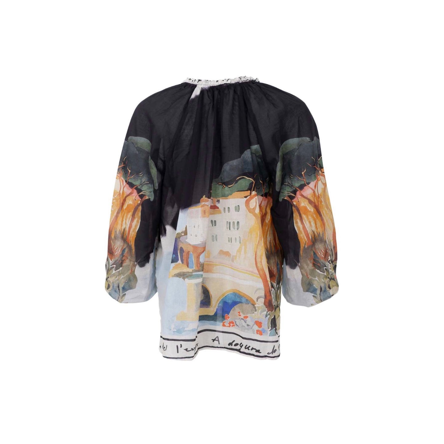 RIVIERA BLOUSE BLACK COLOUR