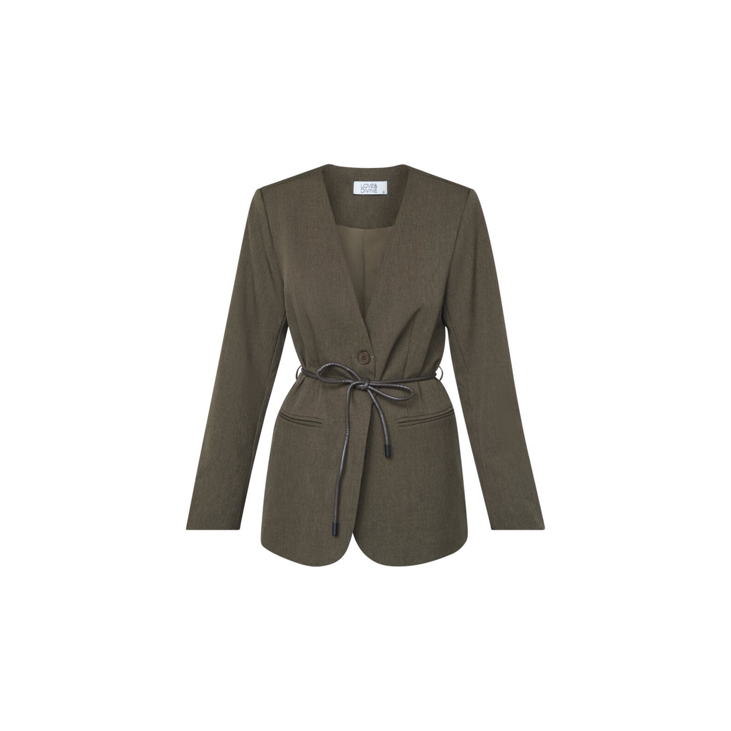 BLAZER MED BINDEBÅND LOVE1344