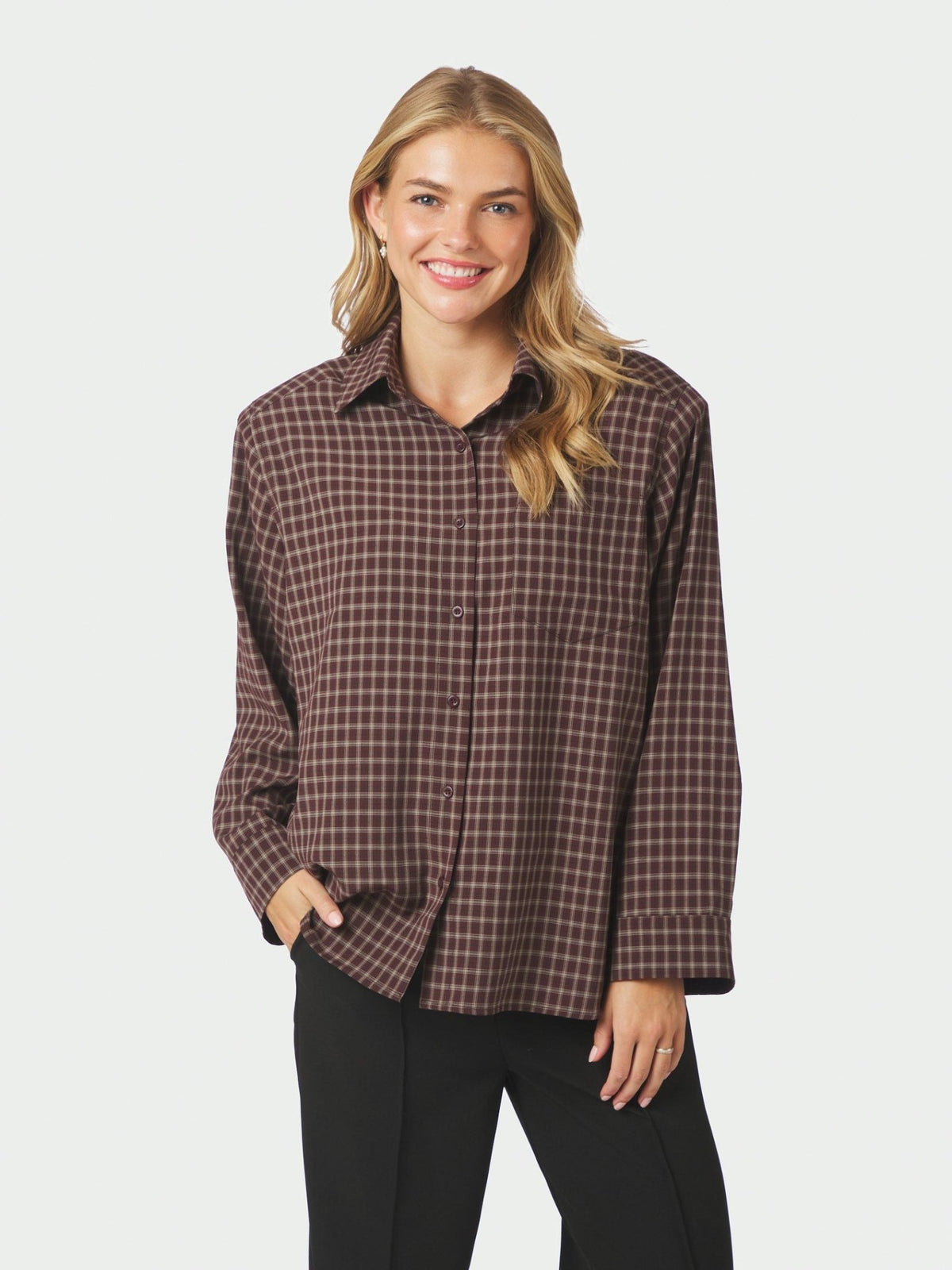 ANELLA CHECK SHIRT NN(252) - LifeStyle Hedensted