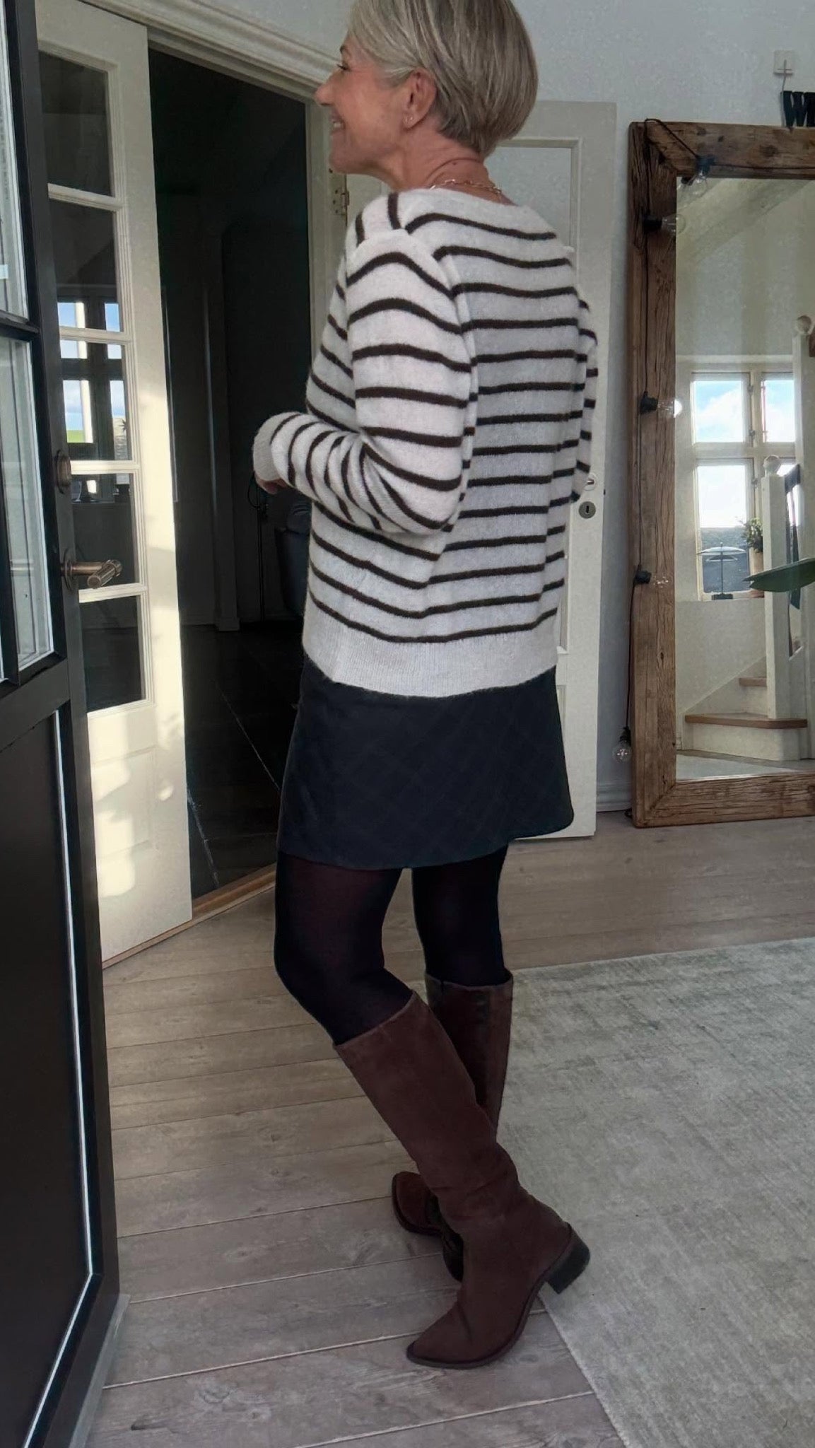 DELL STRIPED KNIT CARDIGAN BC - LifeStyle Hedensted