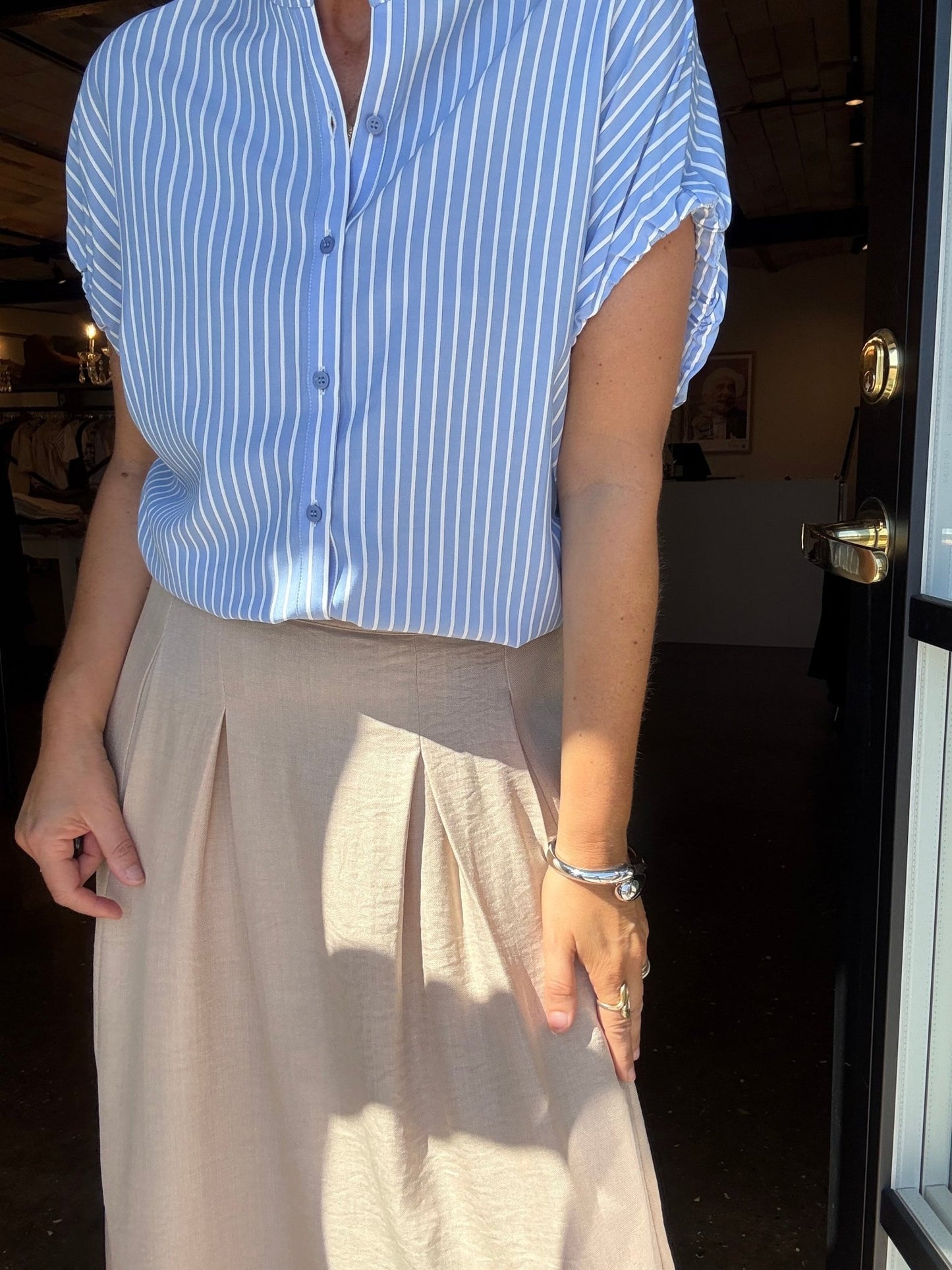 ENGLANA STRIPE BLUSE NN - LifeStyle Hedensted