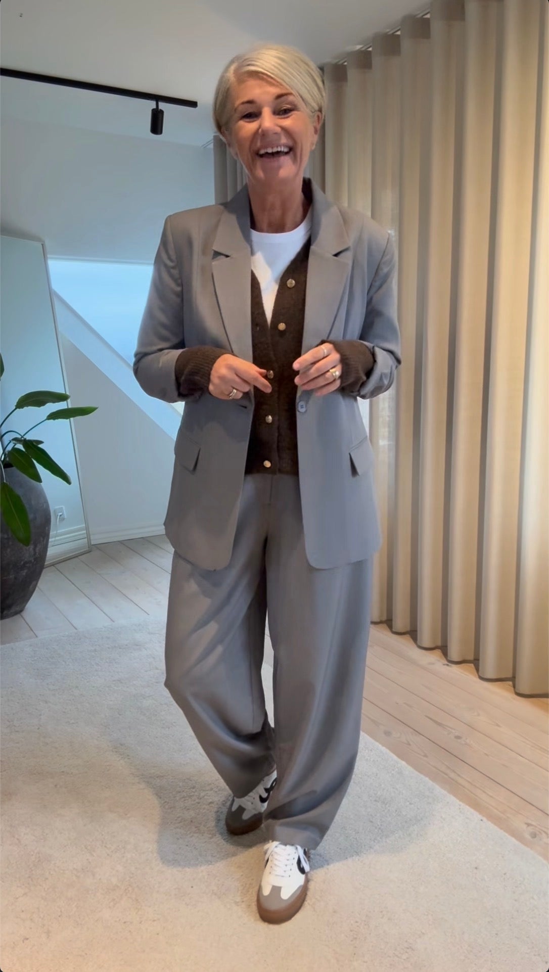 FAVA OVERSIZE BLAZER EN KNAP ICHI - LifeStyle Hedensted