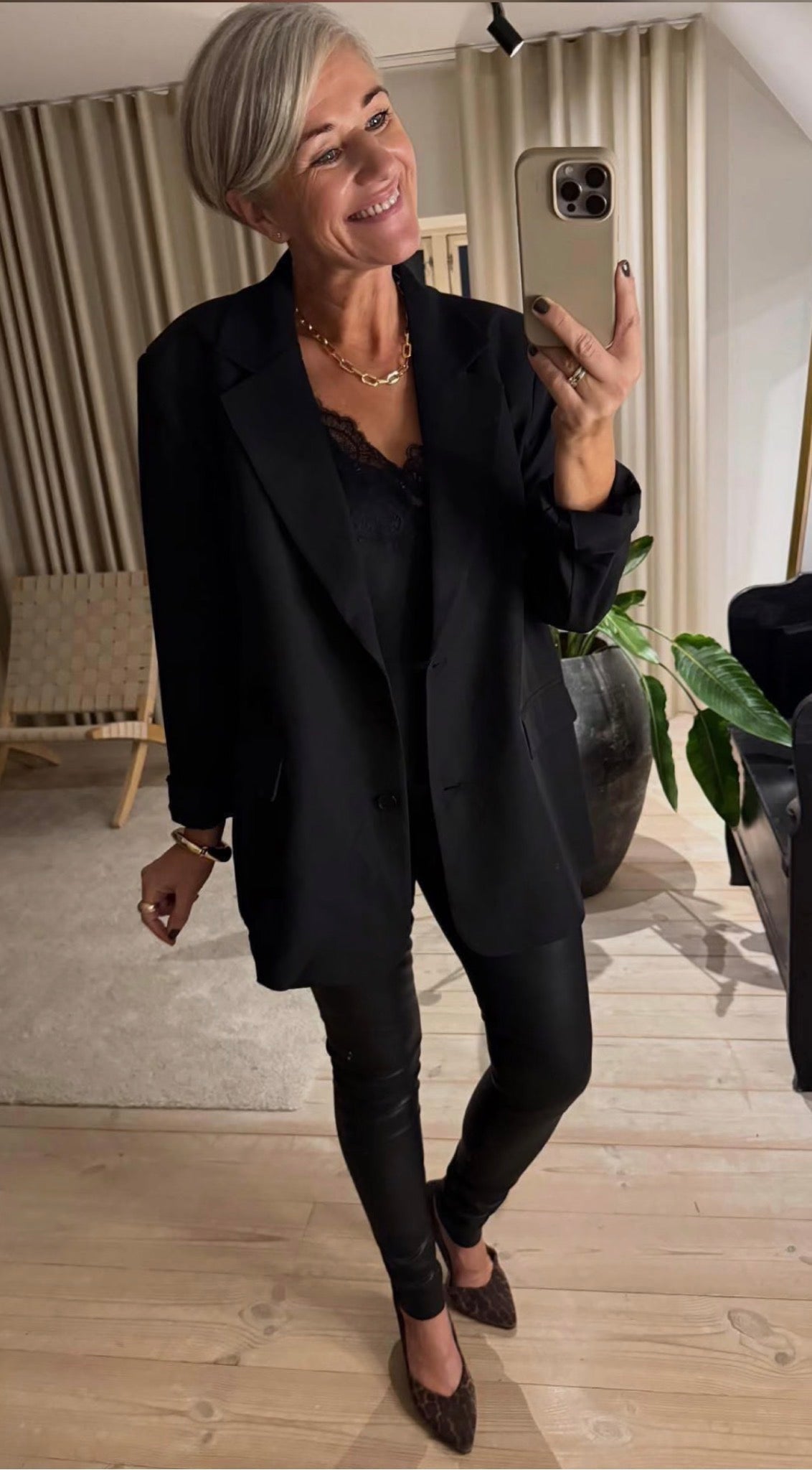 FAVA OVERSIZE LONG BLAZER ICHI - LifeStyle Hedensted