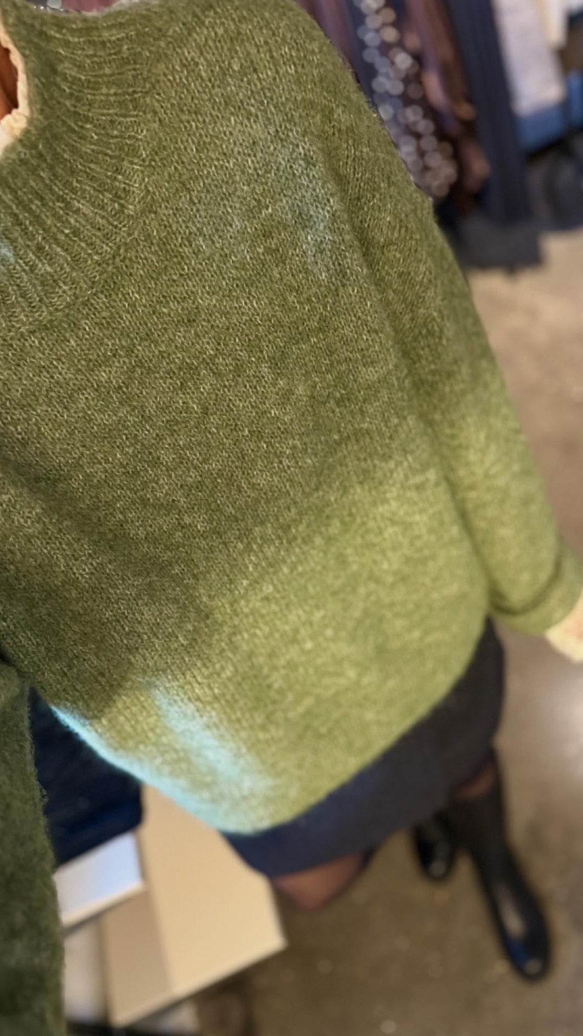 PAULINA FLUFFY KNIT BLUSE NN - LifeStyle Hedensted