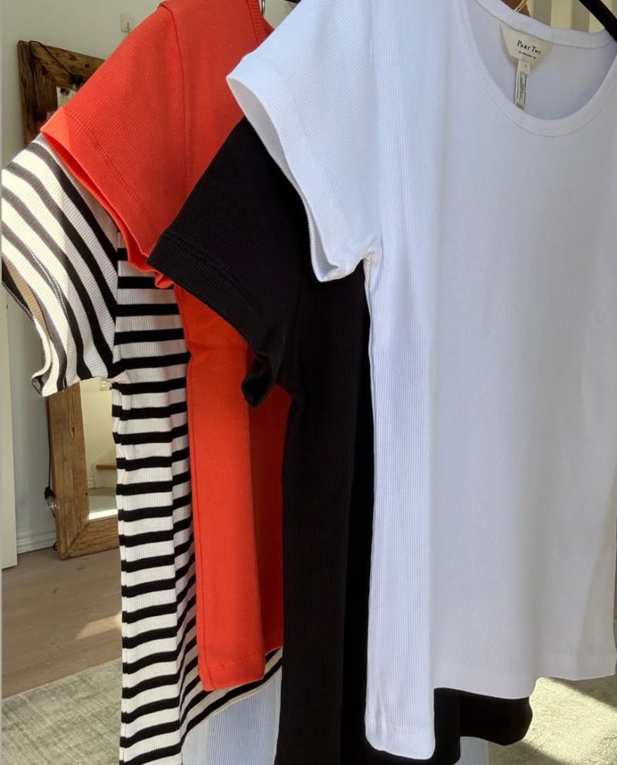 ROCHELLE RIB T - SHIRT PART TWO - LifeStyle Hedensted