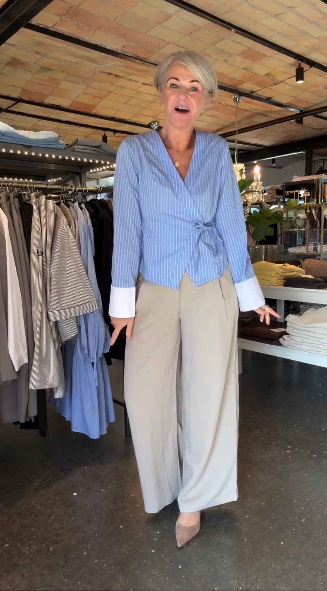 SALVIA STRIPE SHIRT NN - LifeStyle Hedensted