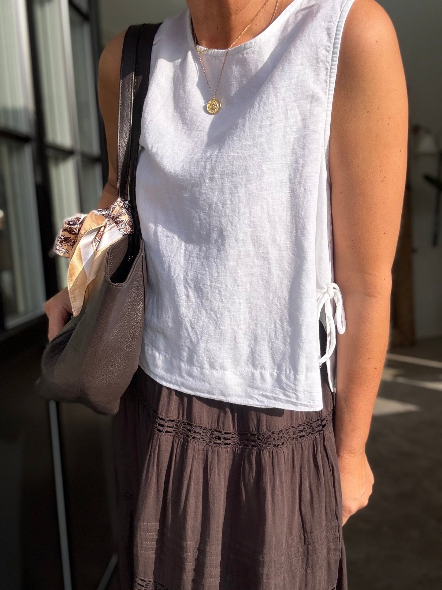 SVETLANA LINEN TOP NN - LifeStyle Hedensted