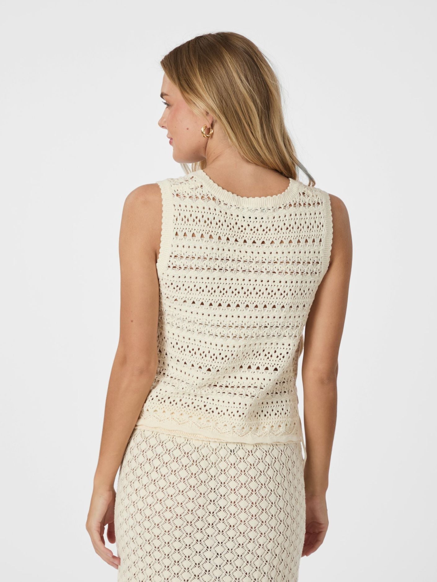 Catana Crochet Knit Top