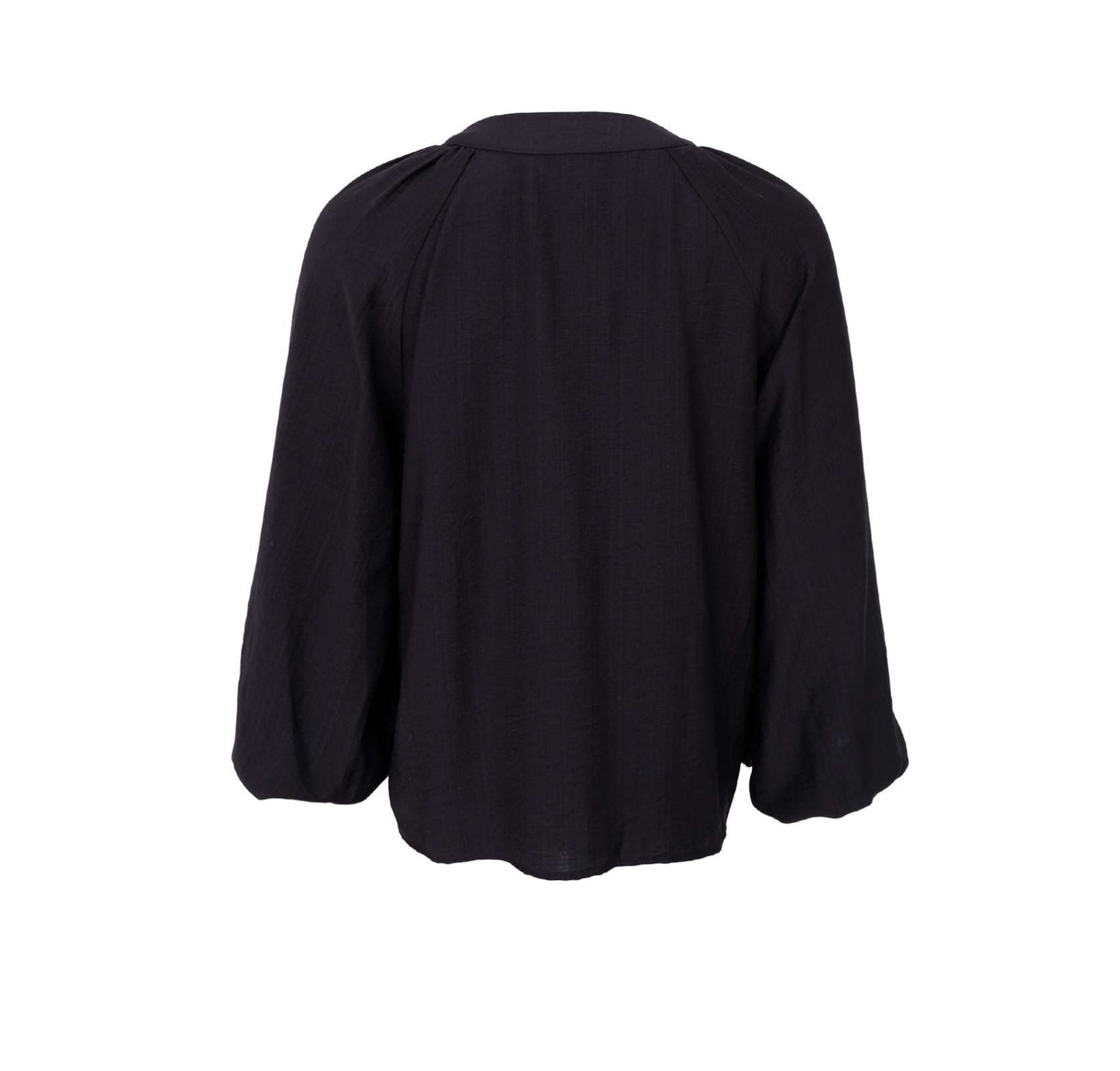LUISA RAGLAN BLUSE BLACK COLOUR