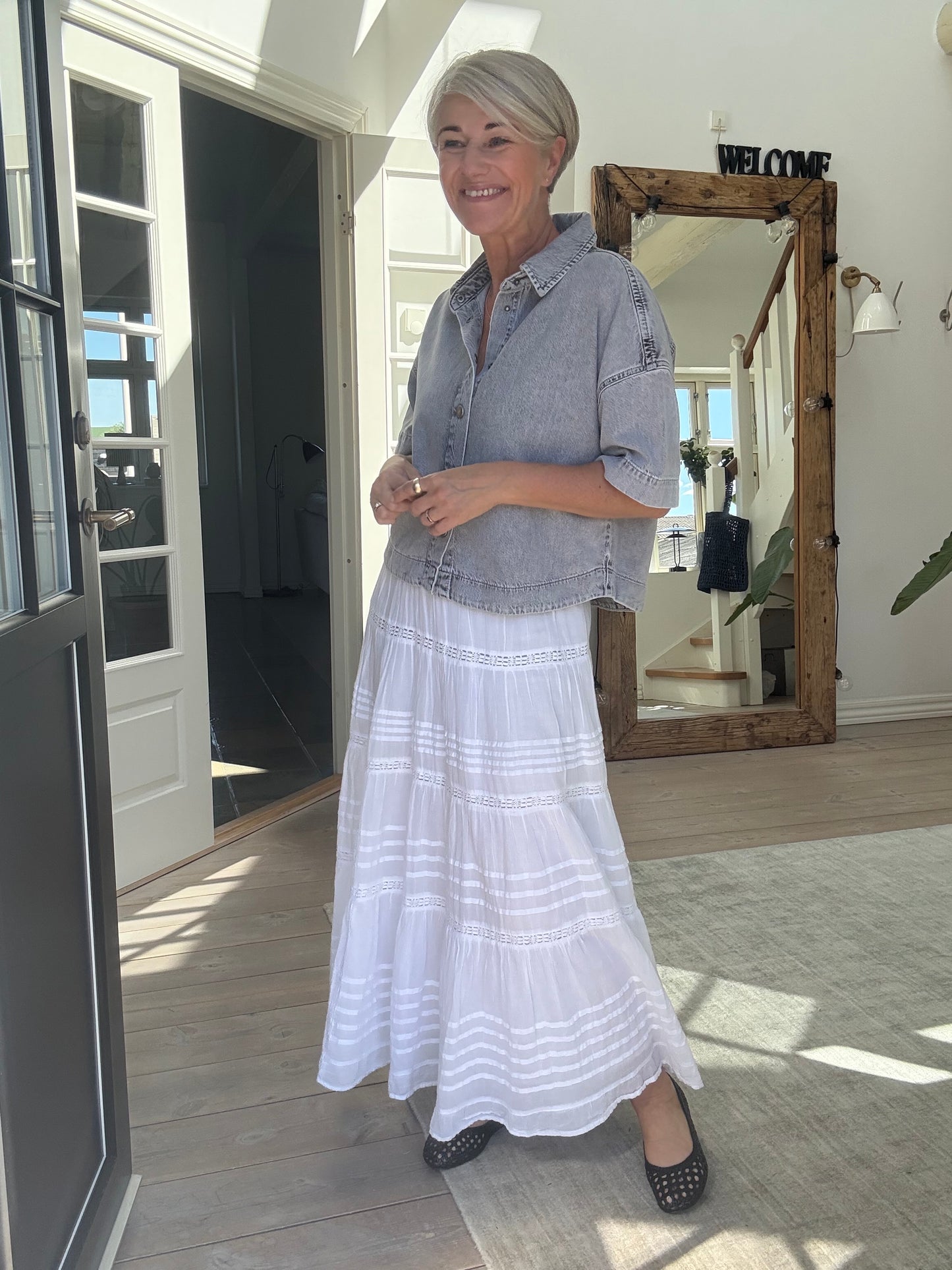 Malo Boxy Denim Skjorte