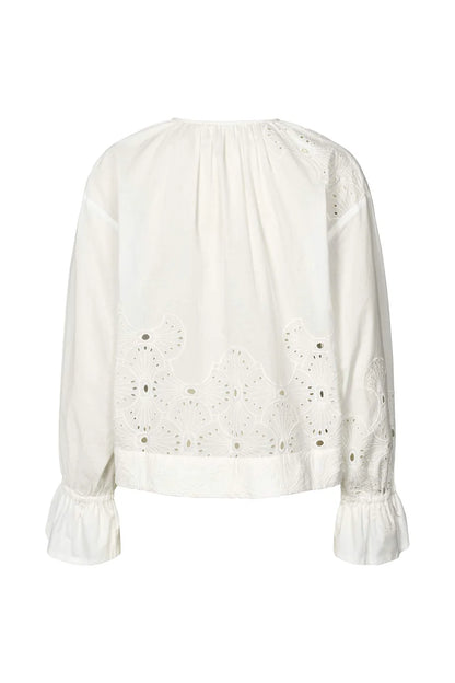 Blossom Broderi Bluse