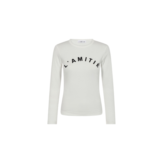 CLEAN LS LOGO TEE HL