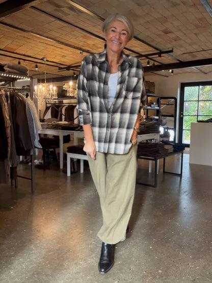 DALMA FLANNEL CHECK SKJORTE NN (267)