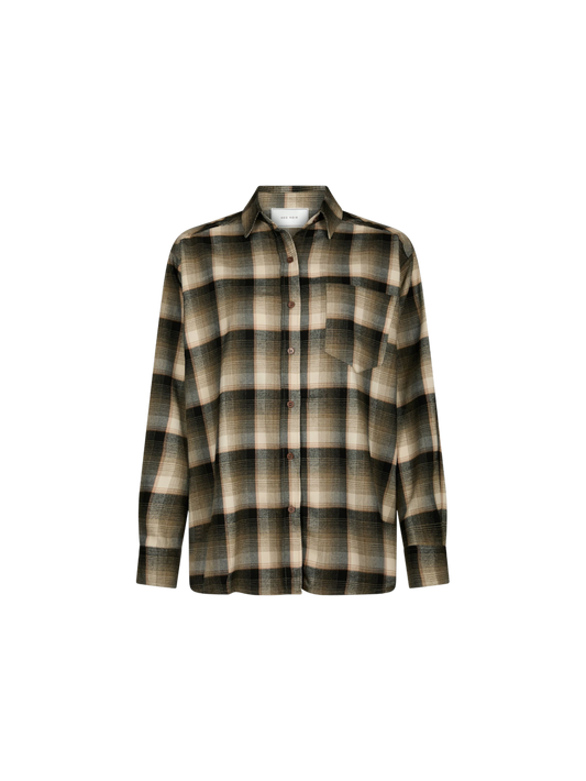 DALMA FLANNEL CHECK SKJORTE NN