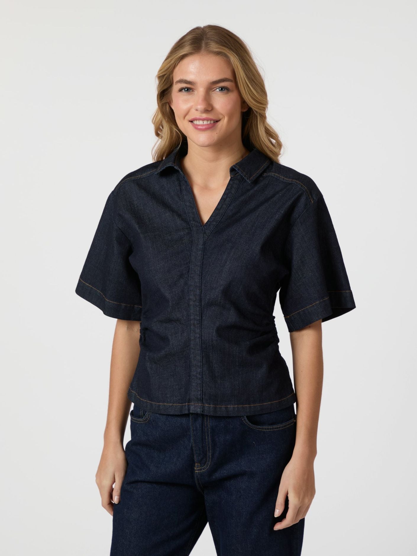 Spenda Denim Bluse