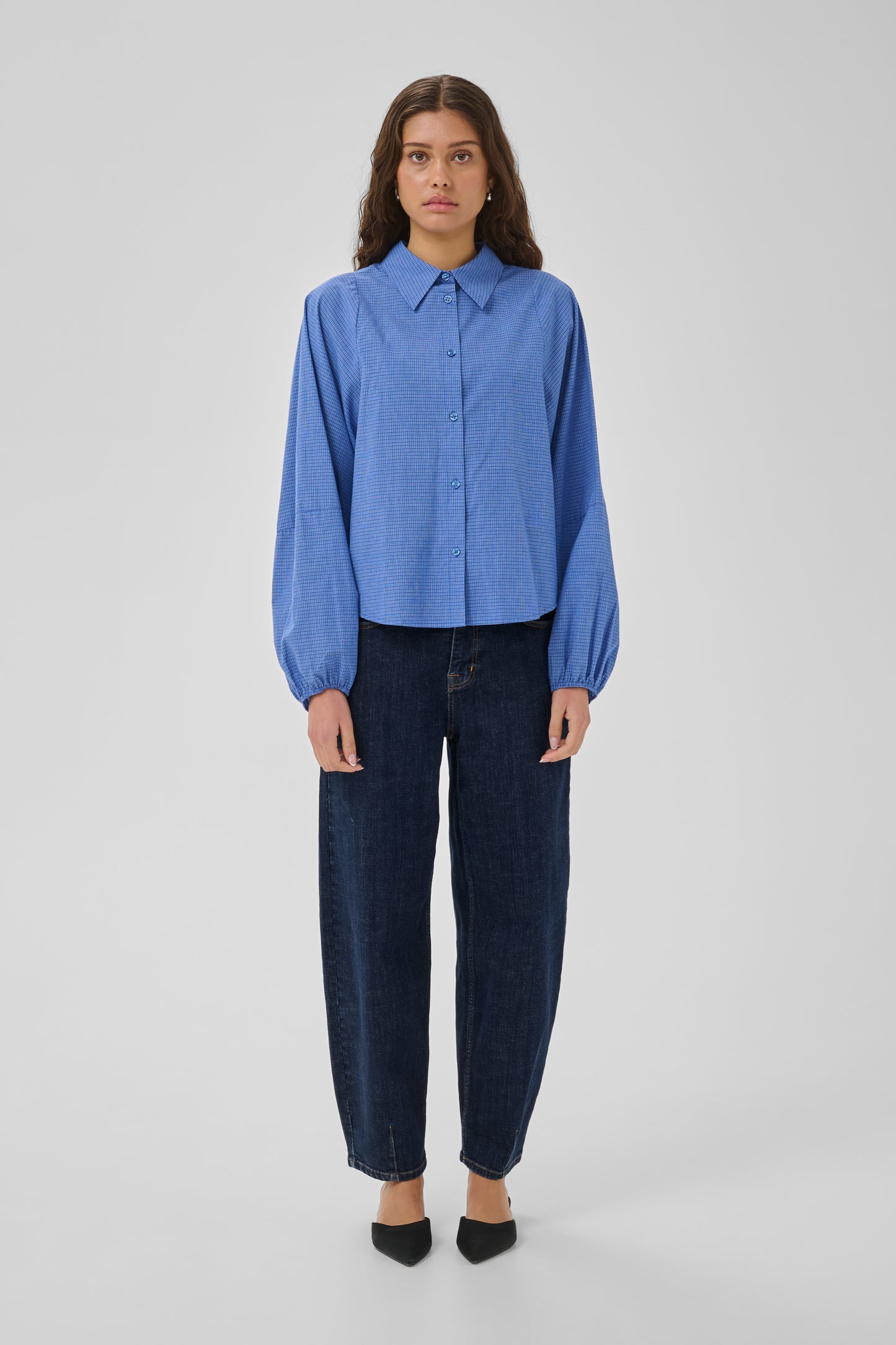 LUCY 187 BARREL JEANS MEW
