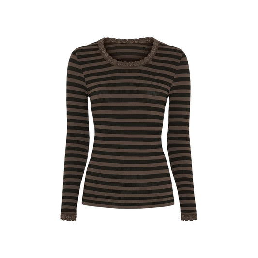 ISA FRIDA DARK STRIPE L/Æ T-SHIRT T&S