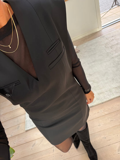 ANNIE MESH BLUSE BLACK COLOUR