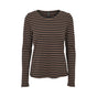 BEATRICE T-SHIRT BLACK/BROWN PP(14)