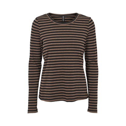 BEATRICE T-SHIRT BLACK/BROWN PP(14)