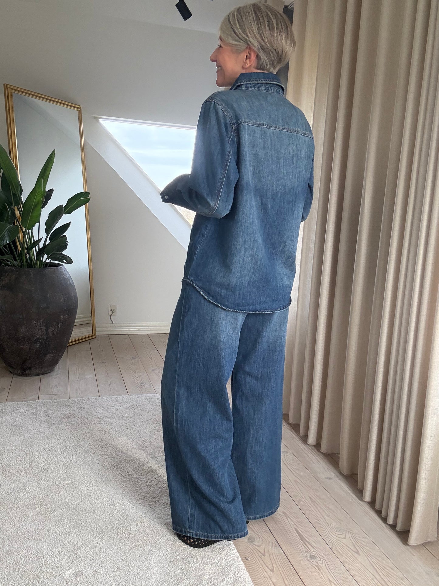 Denim Skjorte Love1276