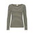 CELLA L/Æ T-SHIRT GRØN/BLÅ ICHI (160)