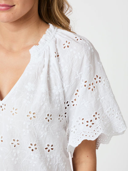Odet Broderi Bluse