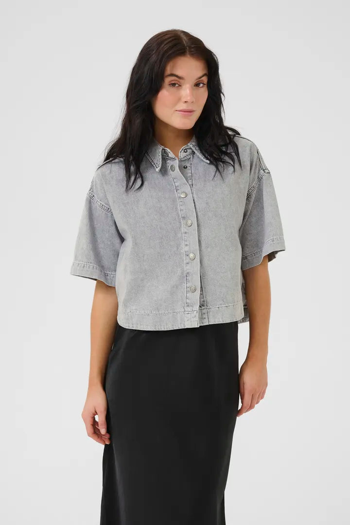 Malo Boxy Denim Skjorte