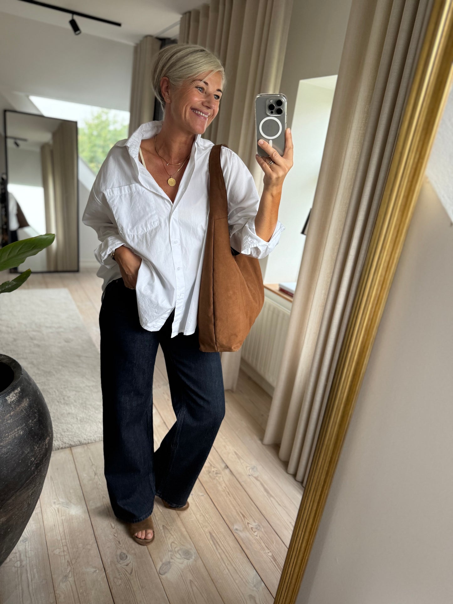 KARLI 139 HIGH WIDE DECO JEANS MEW