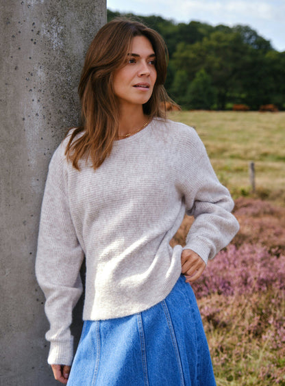 TURUNA STRUCTURE KNIT BLUSE
