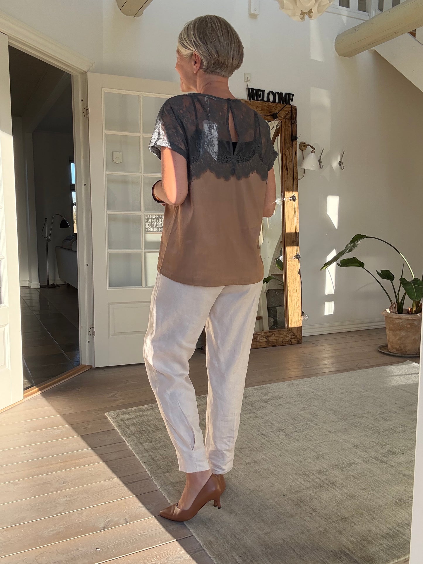 Buggi Sheer Lace T-Shirt
