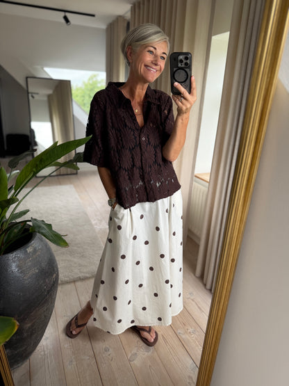 ABBIE DOT NEDERDEL BLACK COLOUR