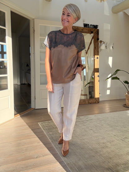 Buggi Sheer Lace T-Shirt