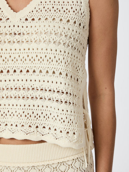 Catana Crochet Knit Top
