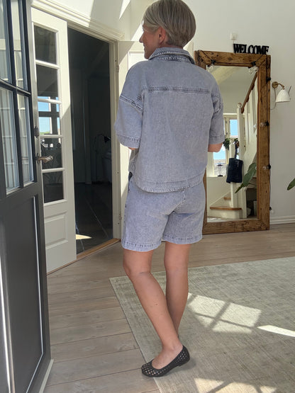 Malo Boxy Denim Skjorte