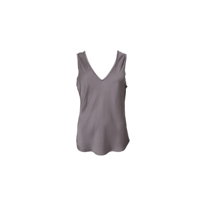 MABEL DOUBLE V-NECK TOP TAUPE BC (29)