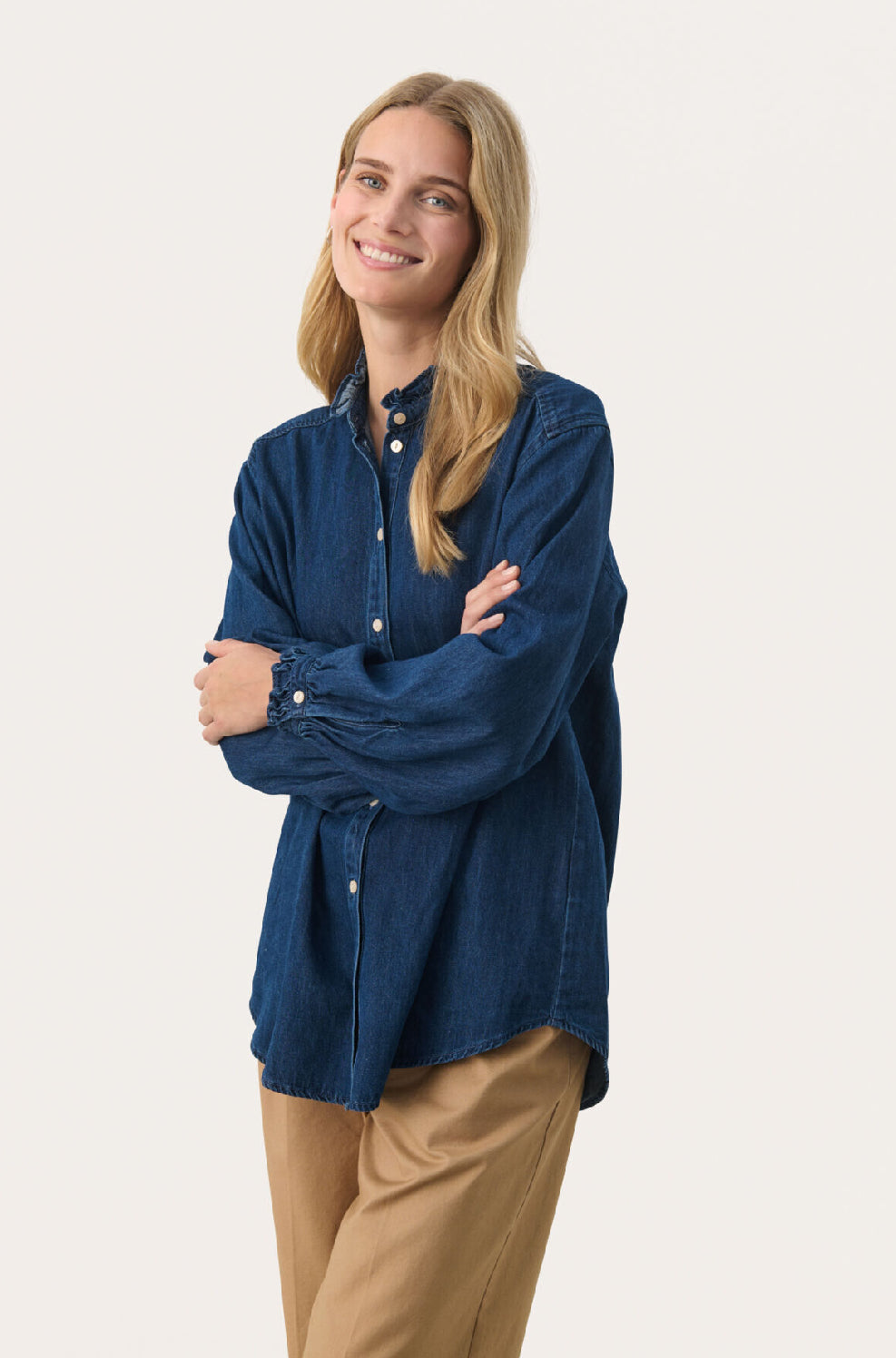Ferah Denim Skjorte
