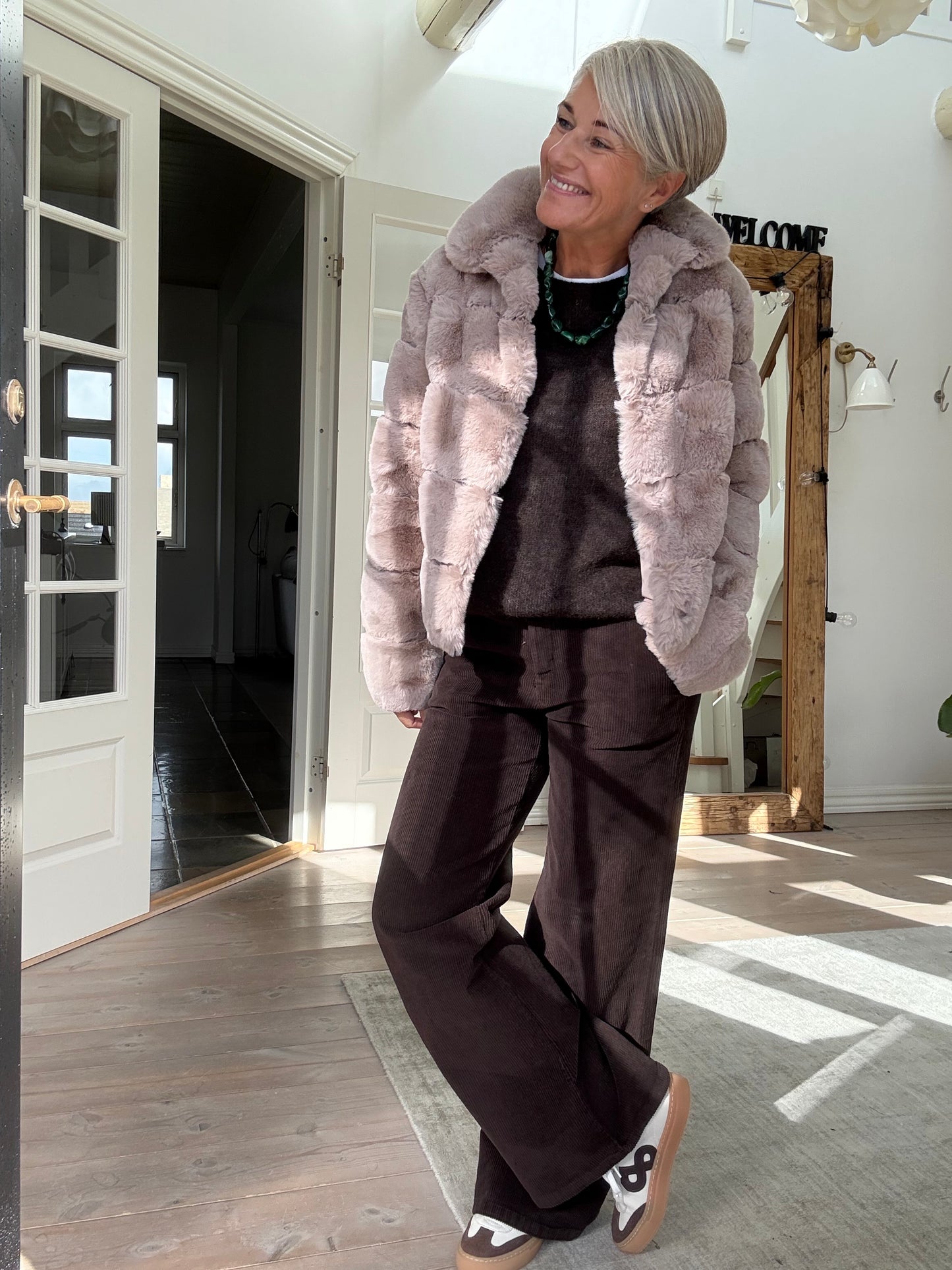 KORT FAKE FUR JAKKE NOTYZ