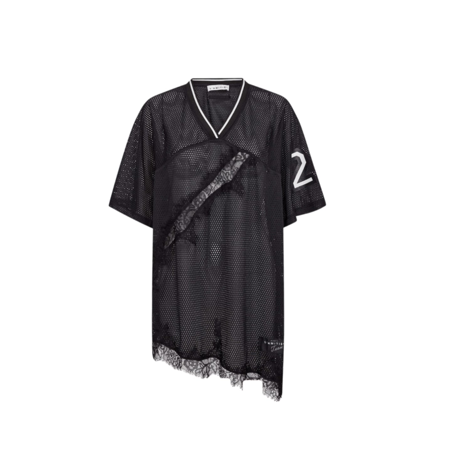 DRIFT ASYM LACE TEE HL