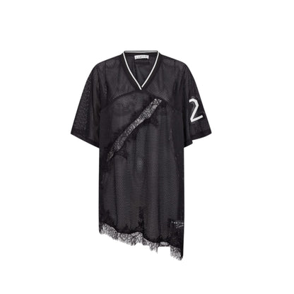 DRIFT ASYM LACE TEE HL