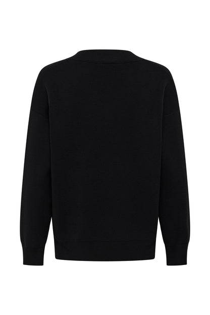 CHANTALLY STRIK PULLOVER SORT PT