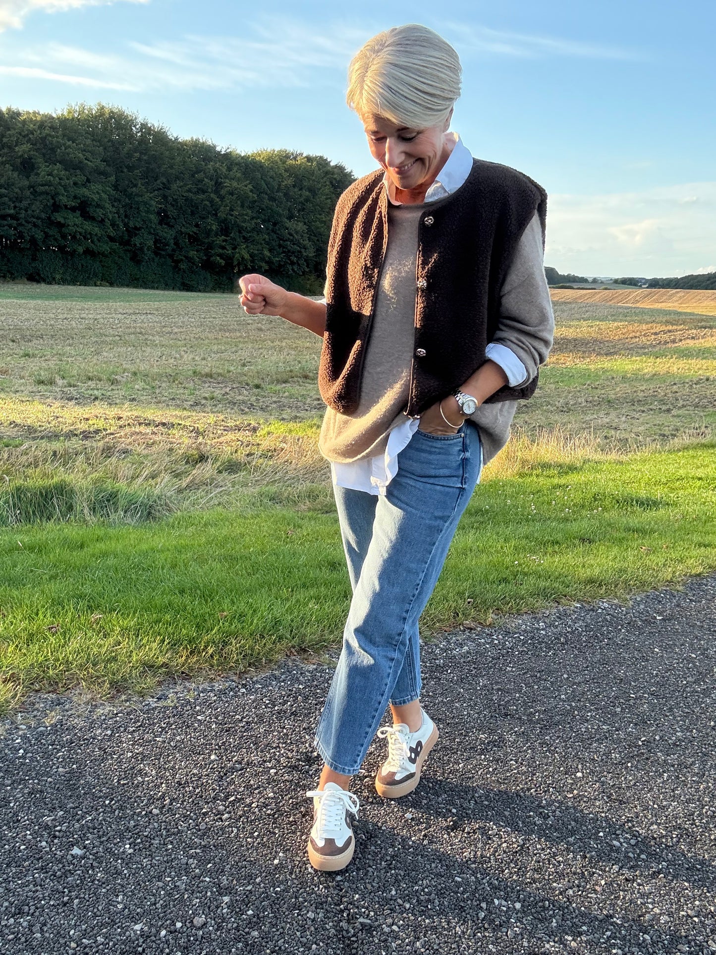 DITA POPLIN SKJORTE NEO NOIR