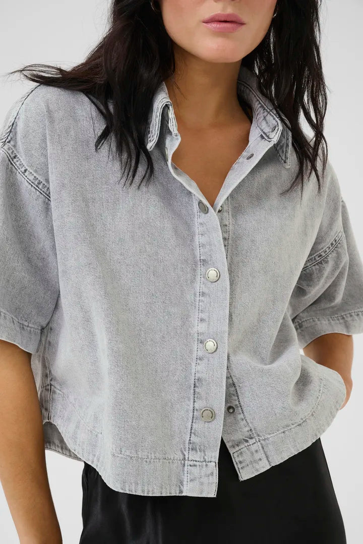 Malo Boxy Denim Skjorte