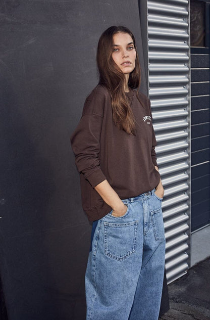 Mini Curve Logo Sweatshirt